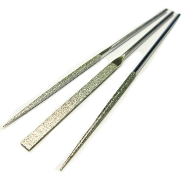 5pcs Diamond Needle File Set Jeweller Jewellery Repair Modelling Shaping Set UK 