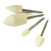 RODA Felt | Mounted Felt Cones & Bullnose for Precision Polishing