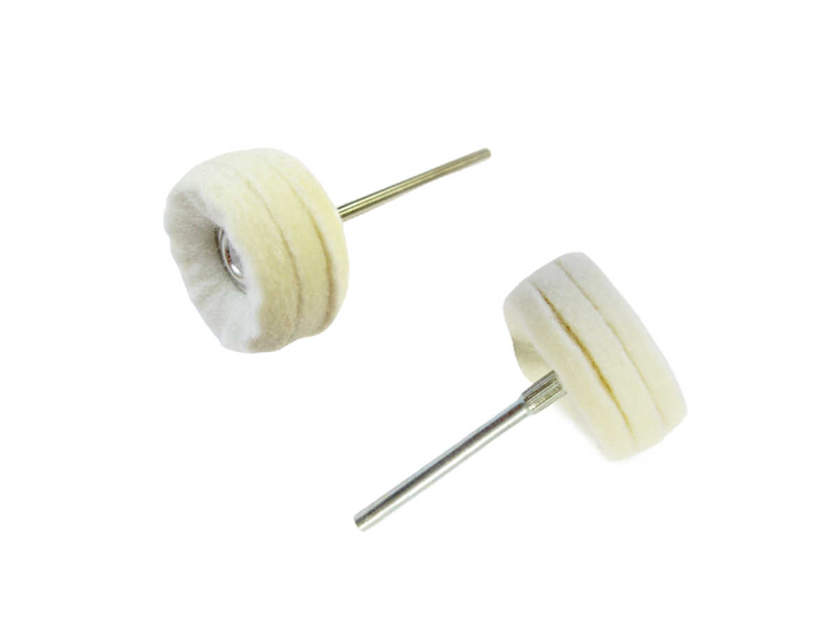 RODA Felt Mounted Soft 3Lap Felt Wheels for Polishing Polishing