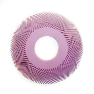 radial bristle discs