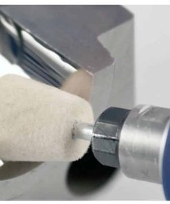 Mounted felt for polishing