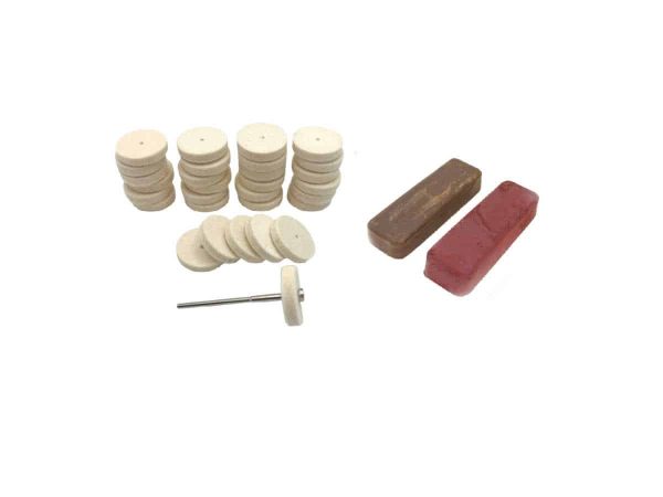 Felt wheel kit perfect for jewellers
