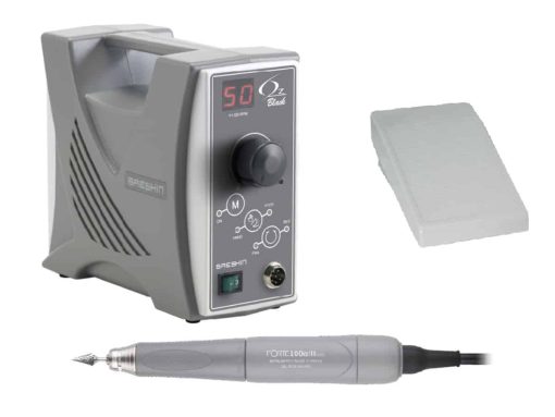 Moleroda OZ Black Micromotor System with Handpiece and Foot Pedal