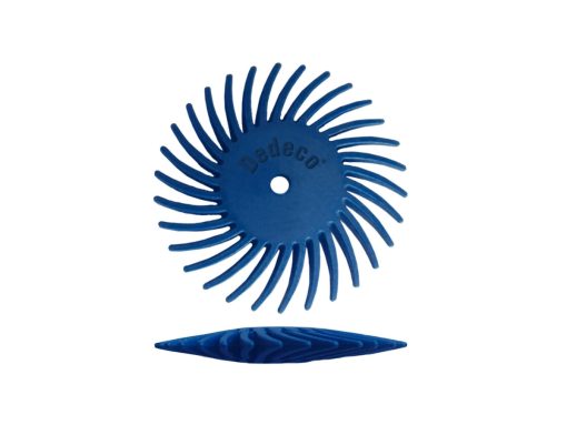 7/8″ (22mm) Dedeco Sunburst TC Radial Bristle Discs – Knife-Edge - view 8