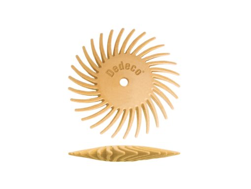7/8″ (22mm) Dedeco Sunburst TC Radial Bristle Discs – Knife-Edge - view 10