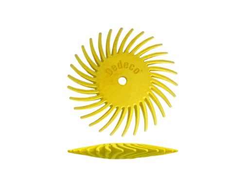 7/8″ (22mm) Dedeco Sunburst TC Radial Bristle Discs – Knife-Edge - view 5