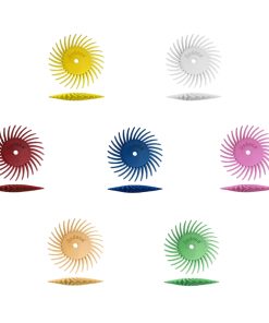 Dedeco Sunburst 7/8" TC Knife-Edge Radial Bristle Discs (All Grits)