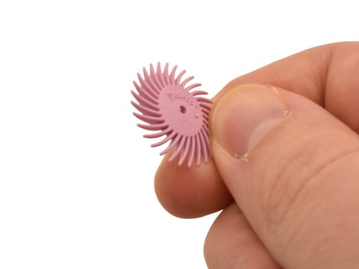 7/8″ (22mm) Dedeco Sunburst TC Radial Bristle Discs – Knife-Edge - view 3