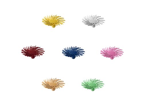 1/2" (12.5mm) Dedeco Sunburst TC Snap-On Radial Bristle Discs - Quick-Change Detail System