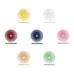 Dedeco Sunburst 5/8" TC Radial Bristle Discs (Precision Detail Range)