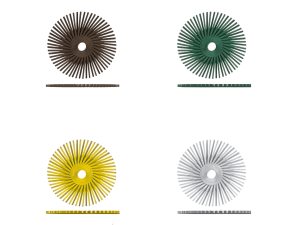 3" (75mm) Dedeco Sunburst TA Radial Discs - Heavy-Duty Face Contact