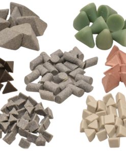 Vibratory Tumbling Media for Jewellery - Ceramic & Plastic Resin Media - Small Quantities
