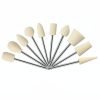 RODA Felt - Mounted Dental Felts - Shaped Felts on a 2.35mm (3/32'') Spindle