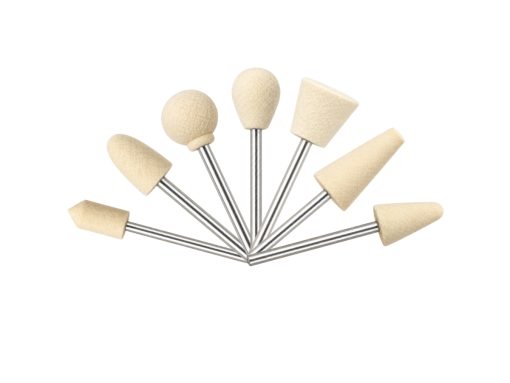 RODA Felt - Mounted Shaped Felts for Polishing